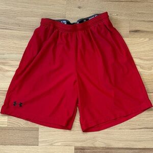 Under Armour Red Men's Athletic Shorts